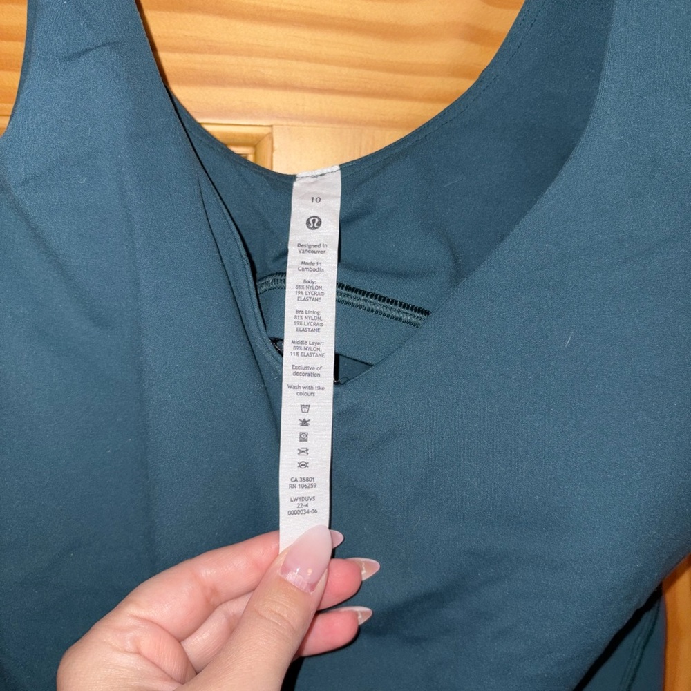Lululemon Align Tank ‘Submarine’ Size 10 - Picture 4 of 5